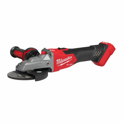 ÚHLOVÁ BRUSKA MILWAUKEE M18 FUEL 125 MM S PLOCHOU HLAVOU A POSUVNÝM SPÍNAČEM