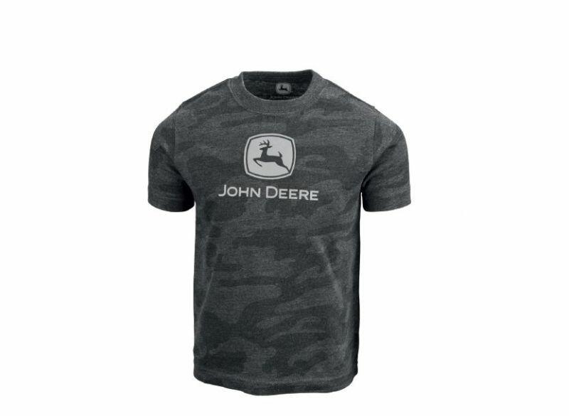 DĚTSKÉ TRIČKO JOHN DEERE S LOGEM, ČERNÉ