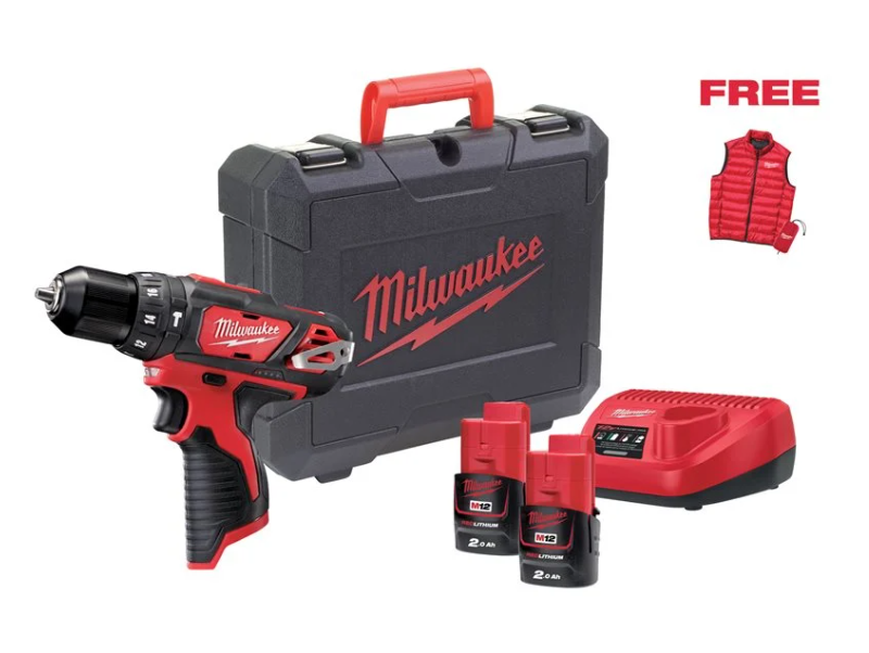 PŘÍKLEPOVÁ VRTAČKA MILWAUKEE M12 IN2 + DÁREK