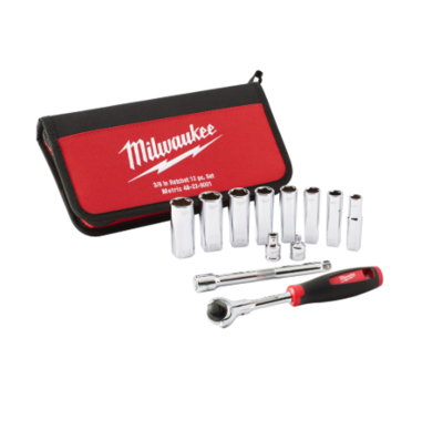 KOMPAKTNÍ SADA RÁČNY 3/8" MILWAUKEE