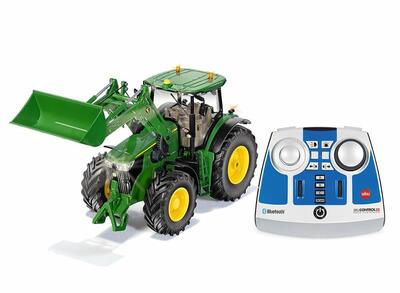 Model traktor John Deere 7310R Bluetooth control - traktor a ovládání