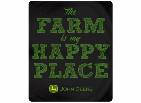 DEKA JOHN DEERE FARM IS MY HAPPY PLACE, ČERNÁ