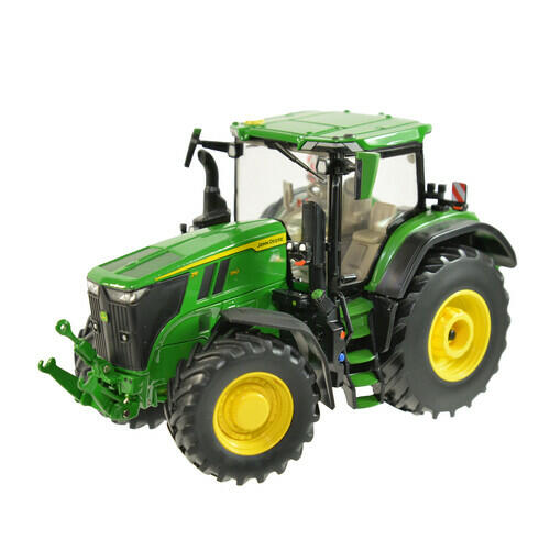 Model traktor John Deere 7R 350 1:32 - pohled zepředu z boku