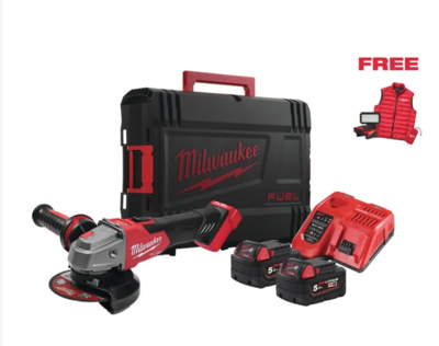 LIMITOVANÁ SADA NÁŘADÍ MILWAUKEE M18 FUEL ÚHLOVÁ BRUSKA 125MM IN2