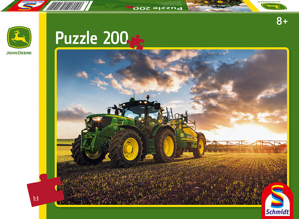 PUZZLE JOHN DEERE TRAKTOR 6150R, 200 DÍLKŮ