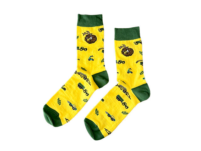PONOŽKY JOHN DEERE JELEN SVALNATEC, ŽLUTÉ