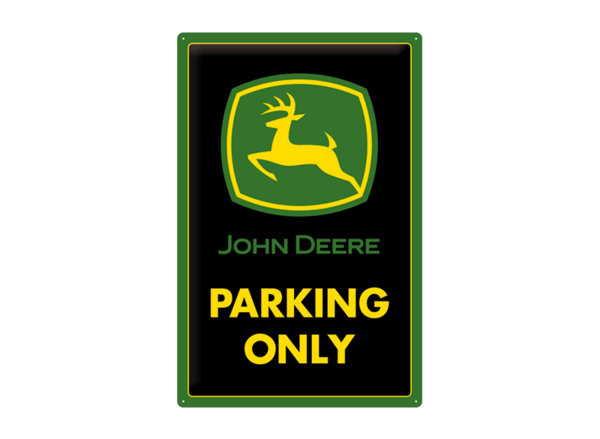 PLECHOVÁ CEDULE JOHN DEERE PARKING ONLY, 40X60 CM