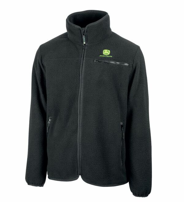 PÁNSKÁ MIKINA JOHN DEERE OPERATOR FLEECE, ČERNÁ