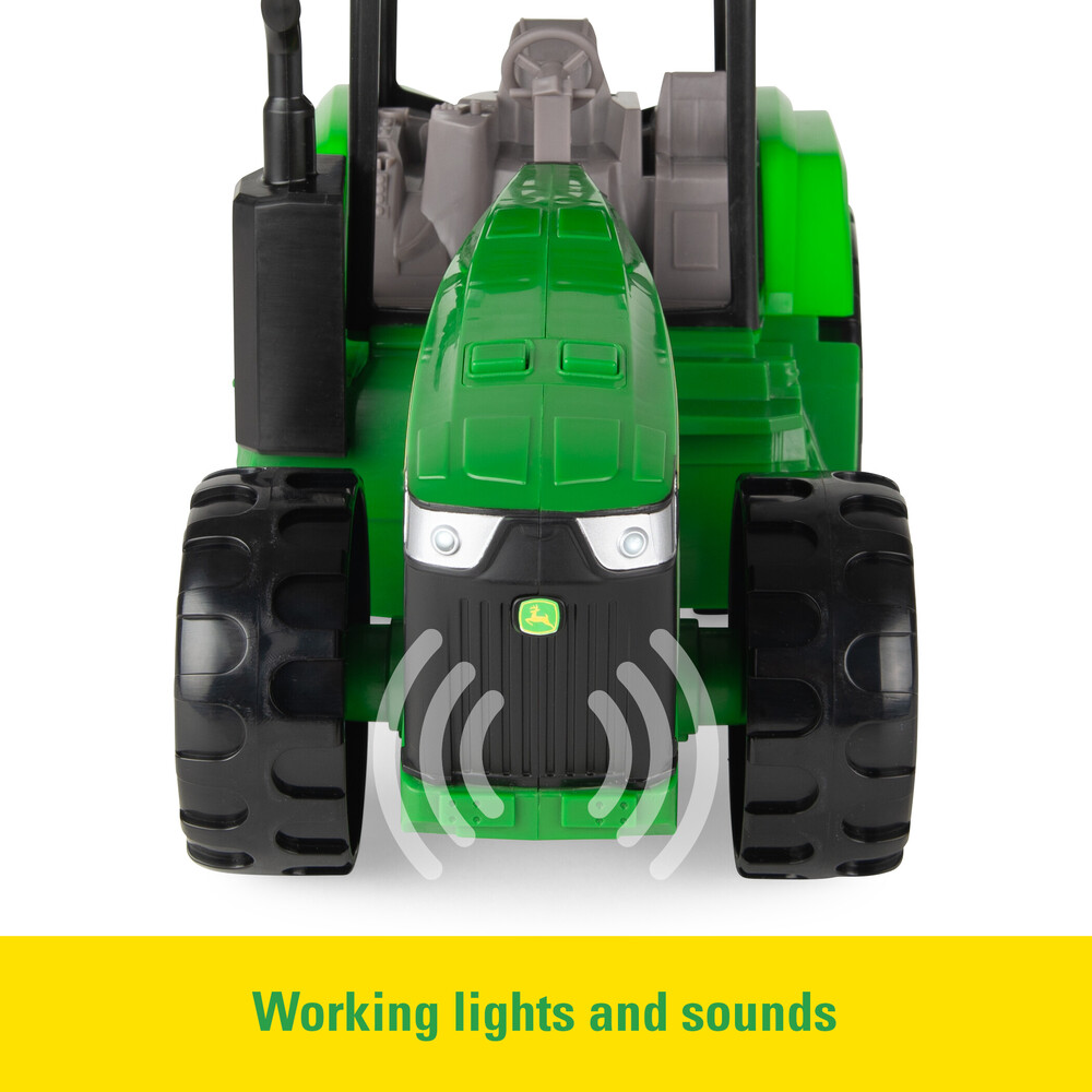 Hračka John Deere traktor Lights & Sounds 30cm - pohled zepředu