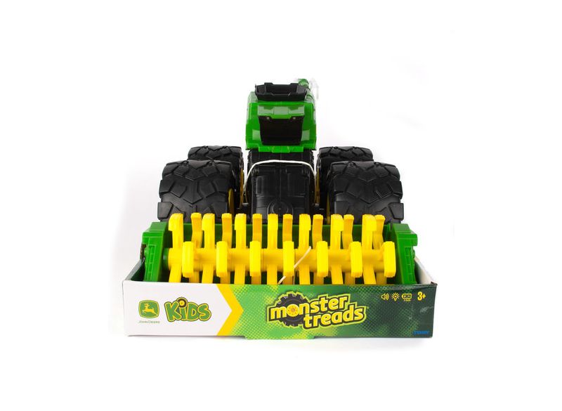 Hračka John Deere Monster Treads Super Scale Kombajn - pohled zepředu