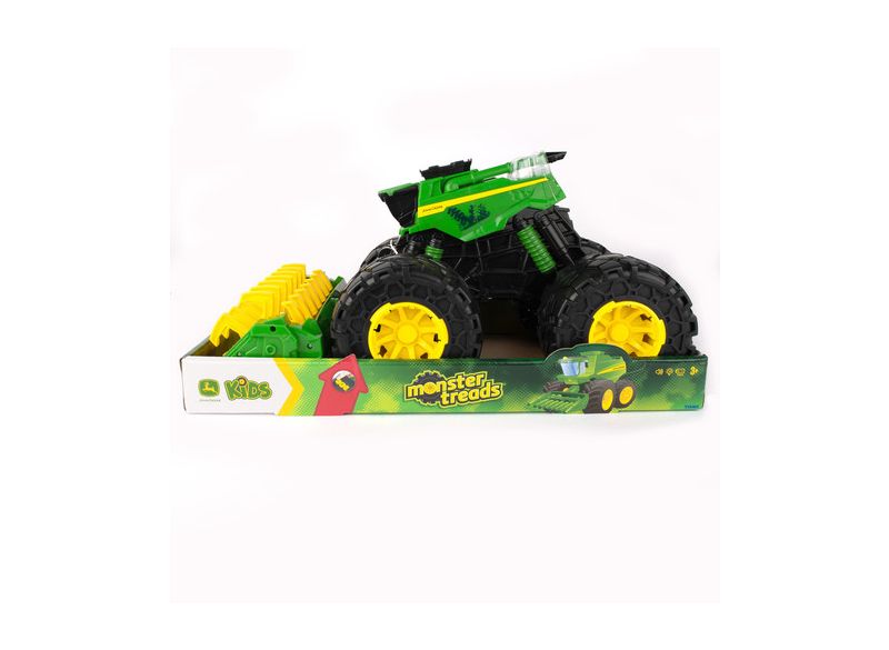 Hračka John Deere Monster Treads Super Scale Kombajn - pohled z boku