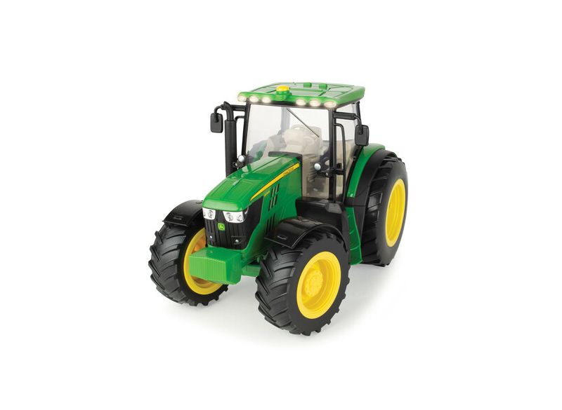 Traktor 6210R John Deere na dálkové ovládání Big Farm RC - pohled zepředu