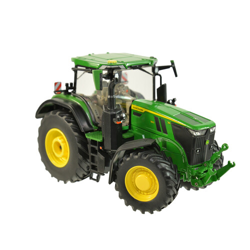 Model traktor John Deere 7R 350 1:32 - pohled zepředu z boku