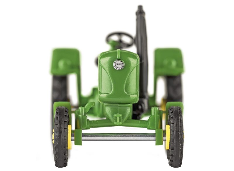 Model Lanz traktor John Deere 1:87 - pohled zepředu