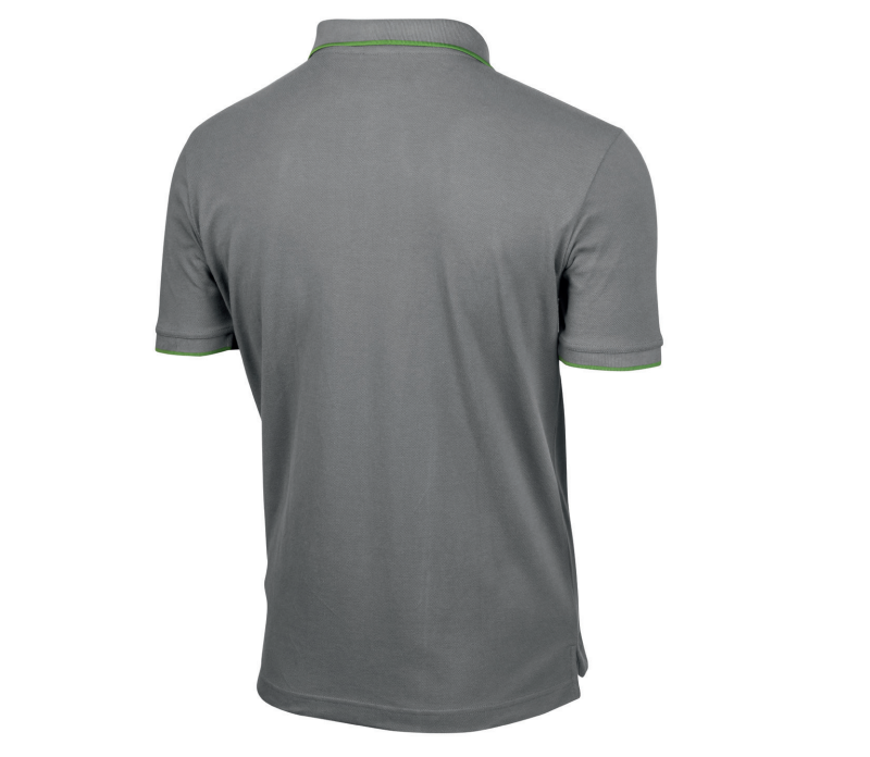 Pánské polo tričko John Deere, tmavě šedé - pohled zezadu