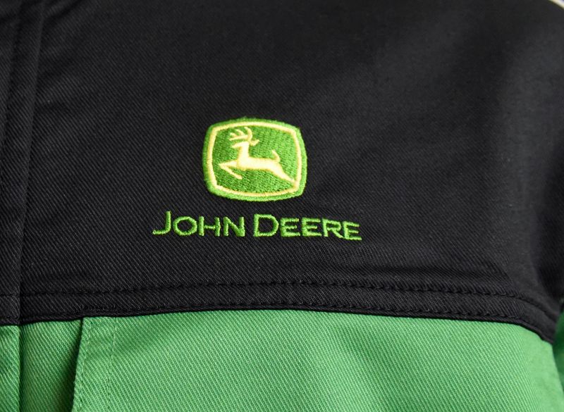 Pracovní bunda John Deere Operator, zelená - detail logo