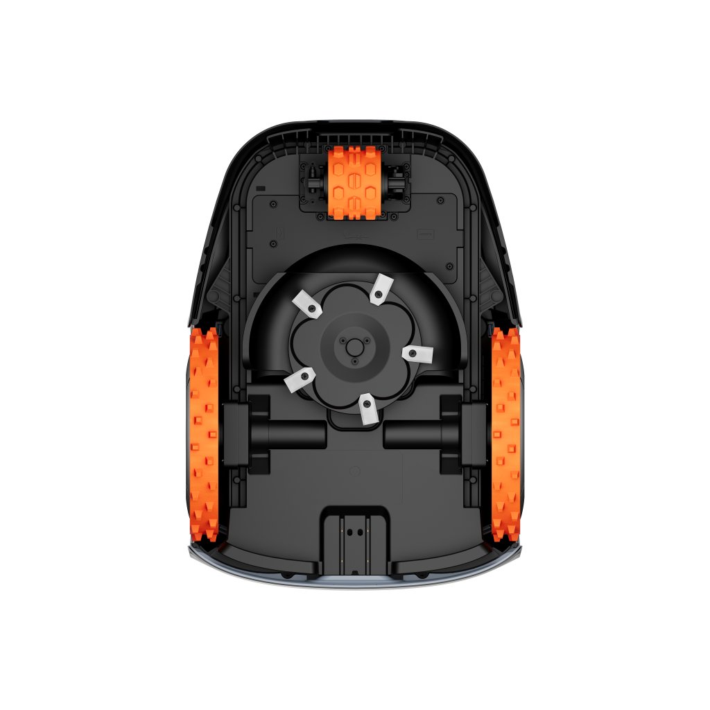 Robotická sekačka Navimow i210E AWD - pohled zespoda