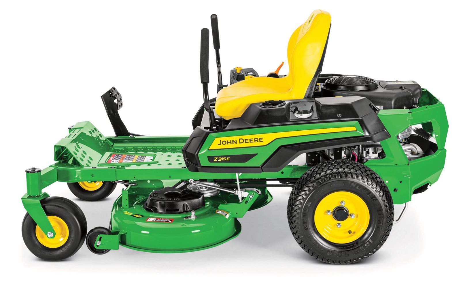 Žací stroj John Deere Z315E ZTRAK -pohled z boku