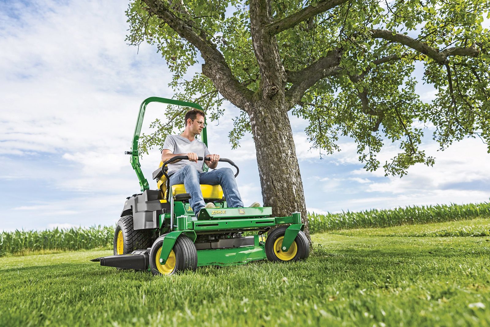 Žací stroj John Deere Z515E ZTRAK - žádný detail není problém