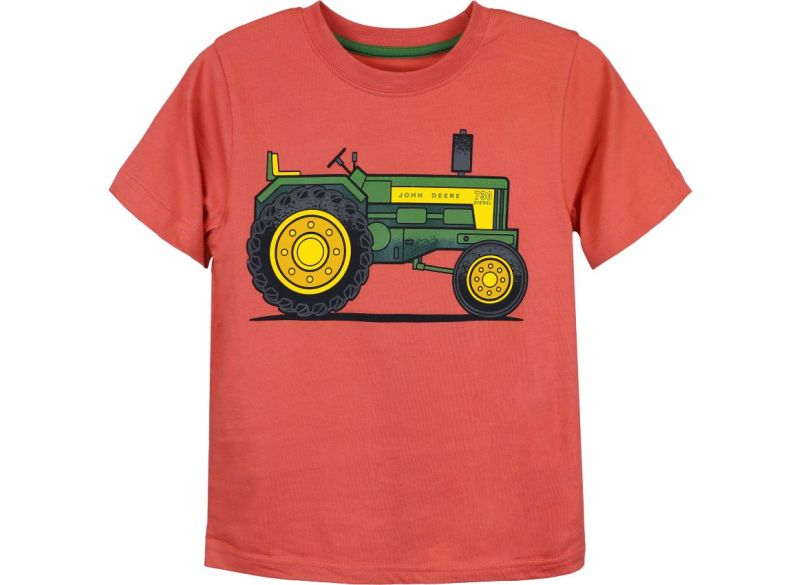 DĚTSKÉ JOHN DEERE TRIČKO VINTAGE, ORANŽOVÉ